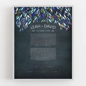 Winter Abstract Ketubah