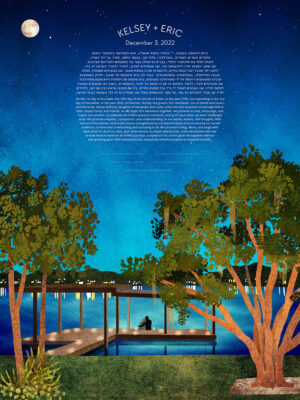 First Date on the Dock Ketubah